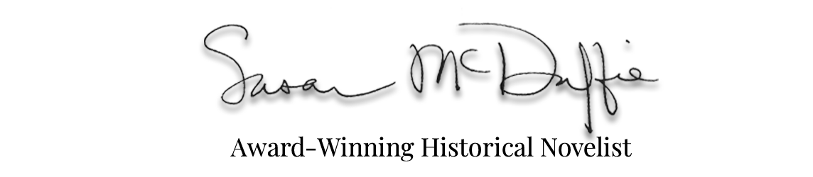 The signature of the author Susan McDuffie